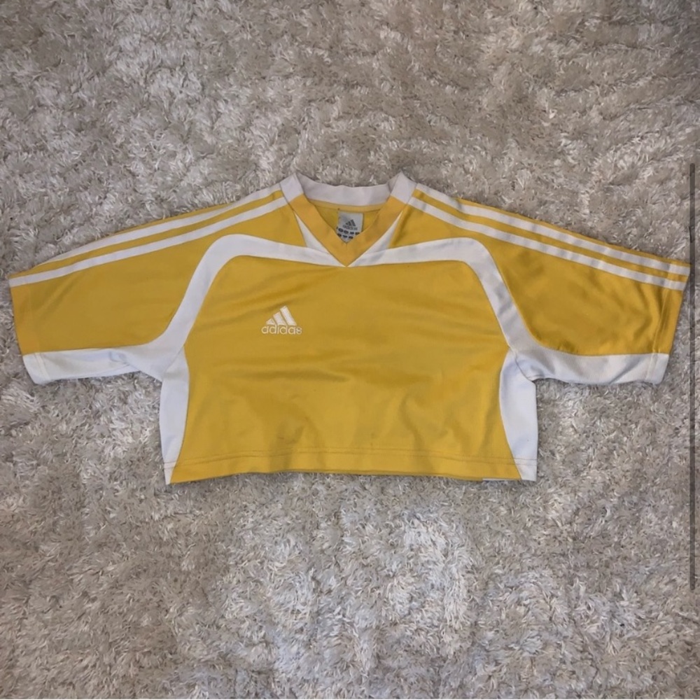 Custom Reworked vintage ADIDAS Crop Top - Picture 2 of 4